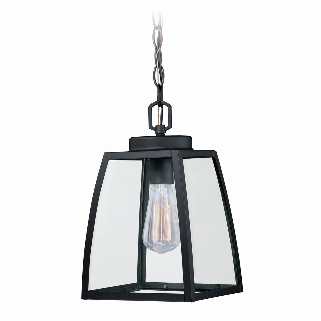 Granville One Light Outdoor Pendant in Oil Burnished Bronze