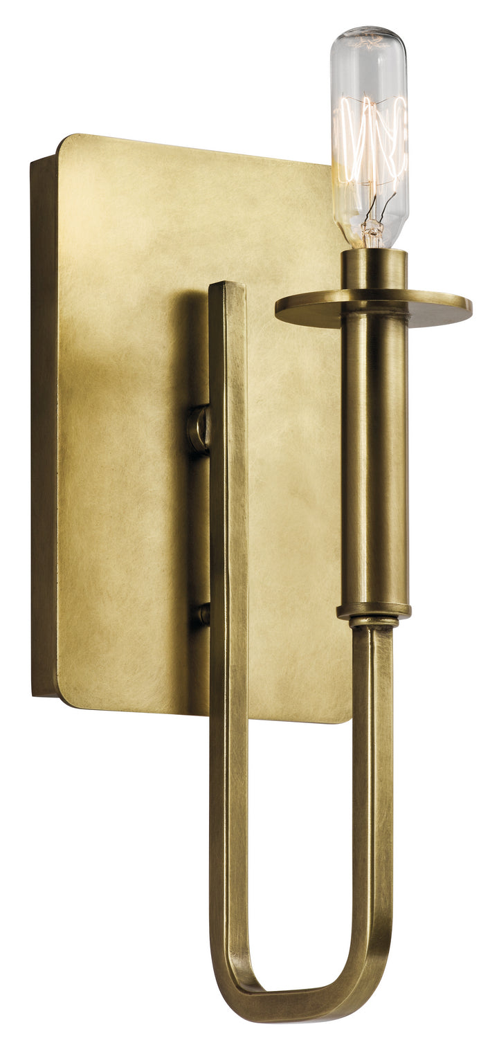 Kichler Canada - 43363NBR - One Light Wall Sconce - Alden - Natural Brass