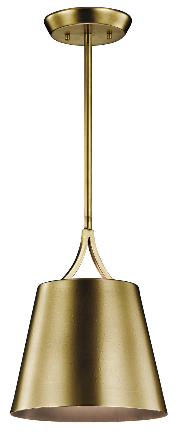 Kichler Canada - 43743NBR - One Light Mini Pendant - Maclain - Natural Brass