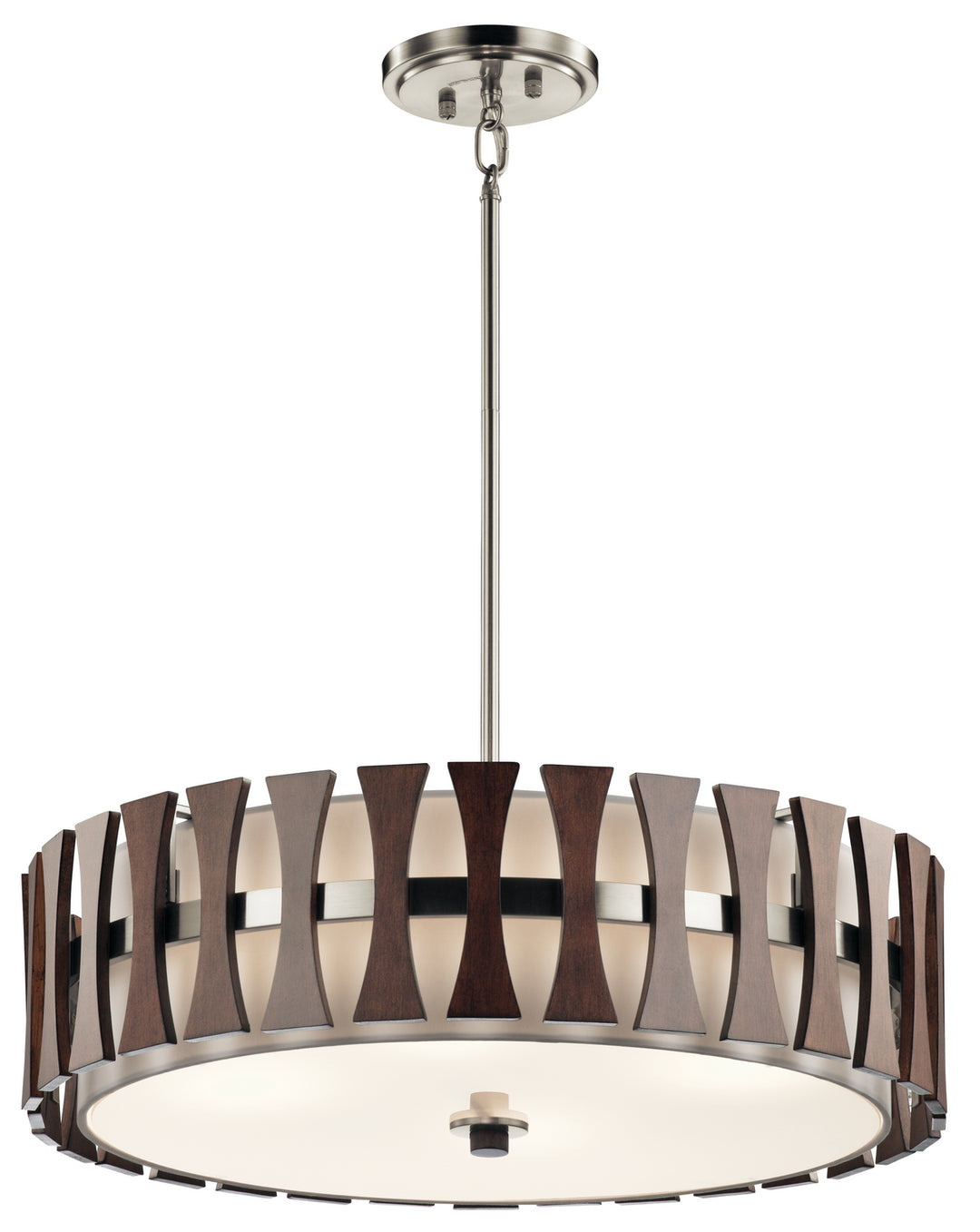 Kichler Canada - 43753AUB - Four Light Pendant/Semi Flush - Cirus - Auburn Stained