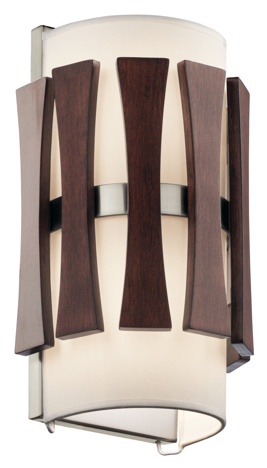 Cirus Two Light Wall Sconce in Auburn Stained - available from The Lighting Shoppe, trusted by Canadian homeowners