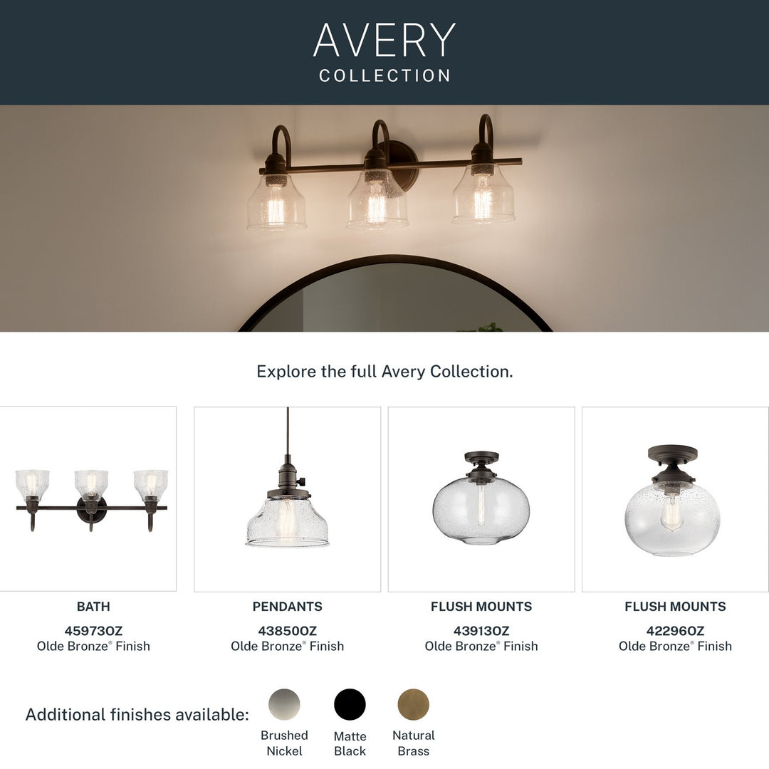 Kichler Canada - 43850OZ - One Light Mini Pendant - Avery - Olde Bronze
