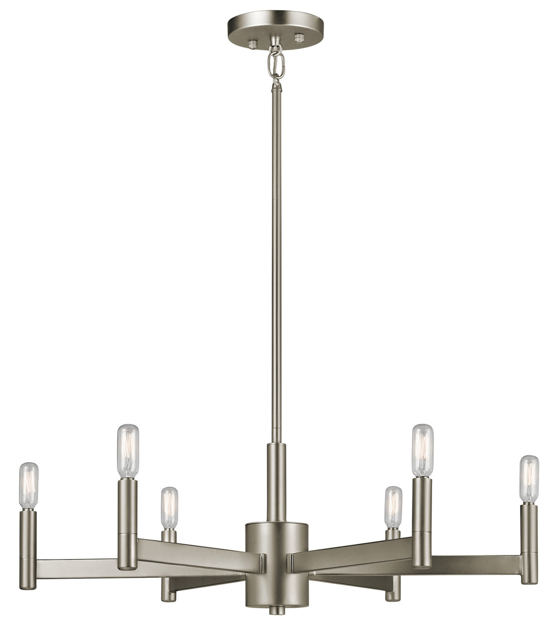 Kichler Canada - 43859SN - Six Light Chandelier - Erzo - Satin Nickel