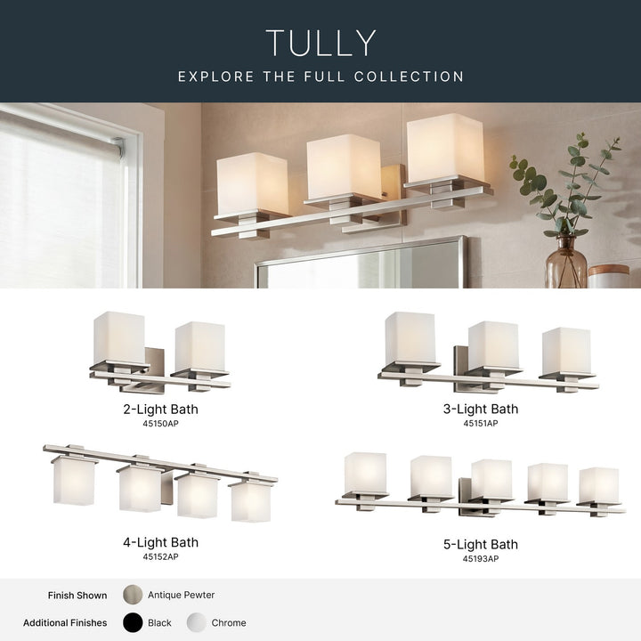Kichler Canada - 45193AP - Five Light Bath - Tully - Antique Pewter