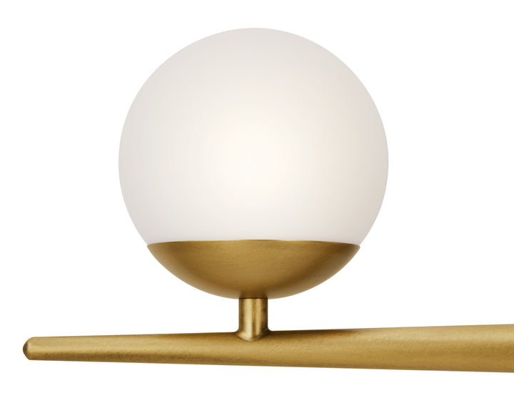 Kichler Canada - 45582NBR - Three Light Bath - Jasper - Natural Brass