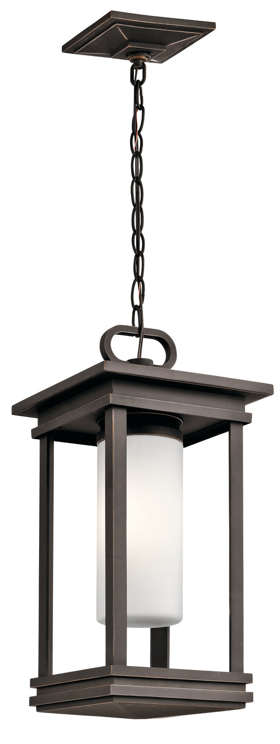 Kichler Canada - 49493RZ - One Light Outdoor Pendant - South Hope - Rubbed Bronze