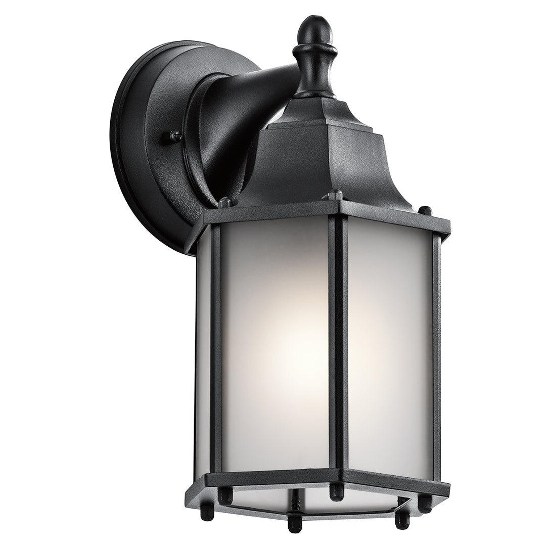 Kichler Canada - 9774BKS - One Light Outdoor Wall Mount - Chesapeake - Black