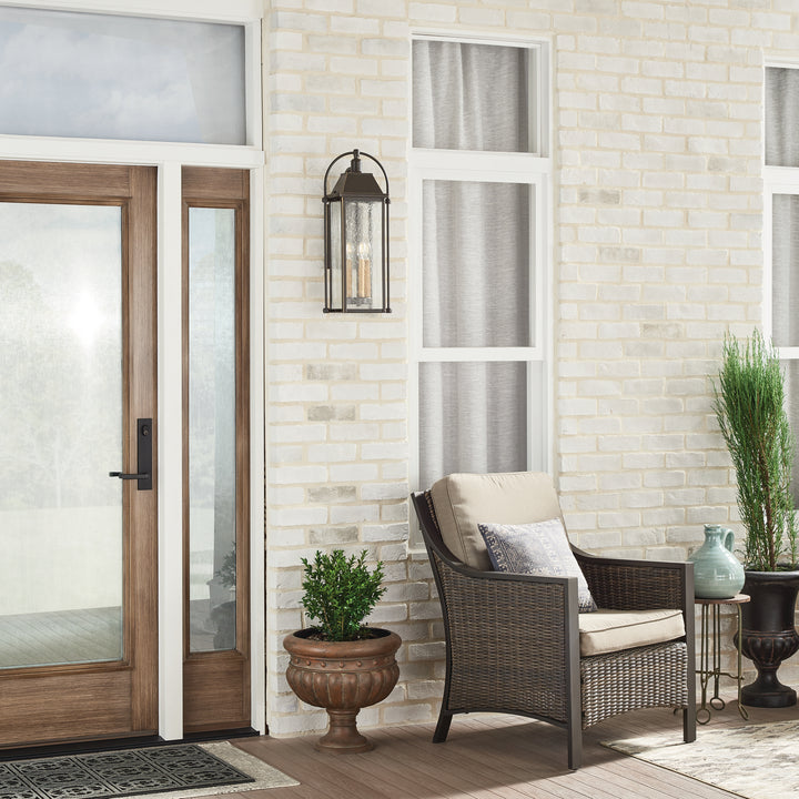 Kichler Canada - 49715OZ - Three Light Outdoor Wall Mount - Harbor Row - Olde Bronze
