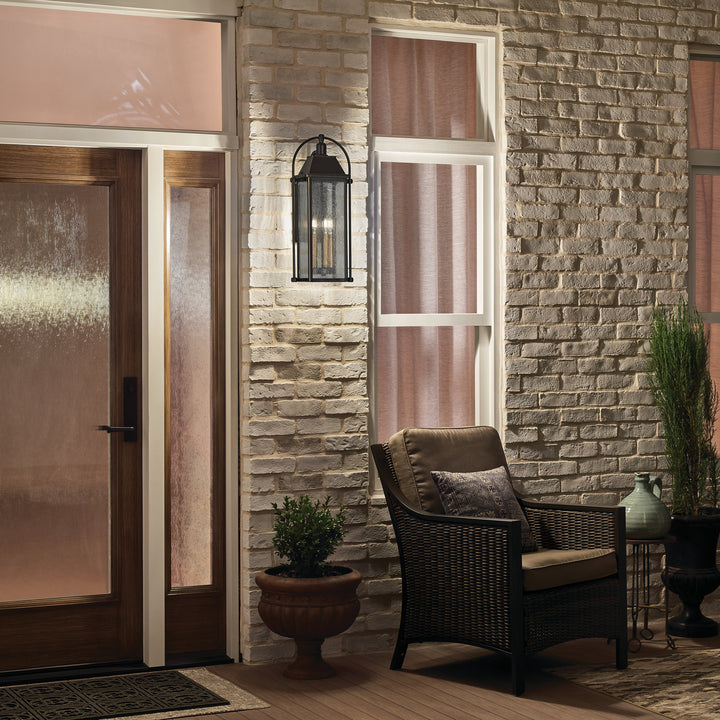 Kichler Canada - 49715OZ - Three Light Outdoor Wall Mount - Harbor Row - Olde Bronze