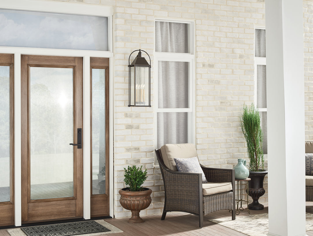 Kichler Canada - 49716OZ - Four Light Outdoor Wall Mount - Harbor Row - Olde Bronze