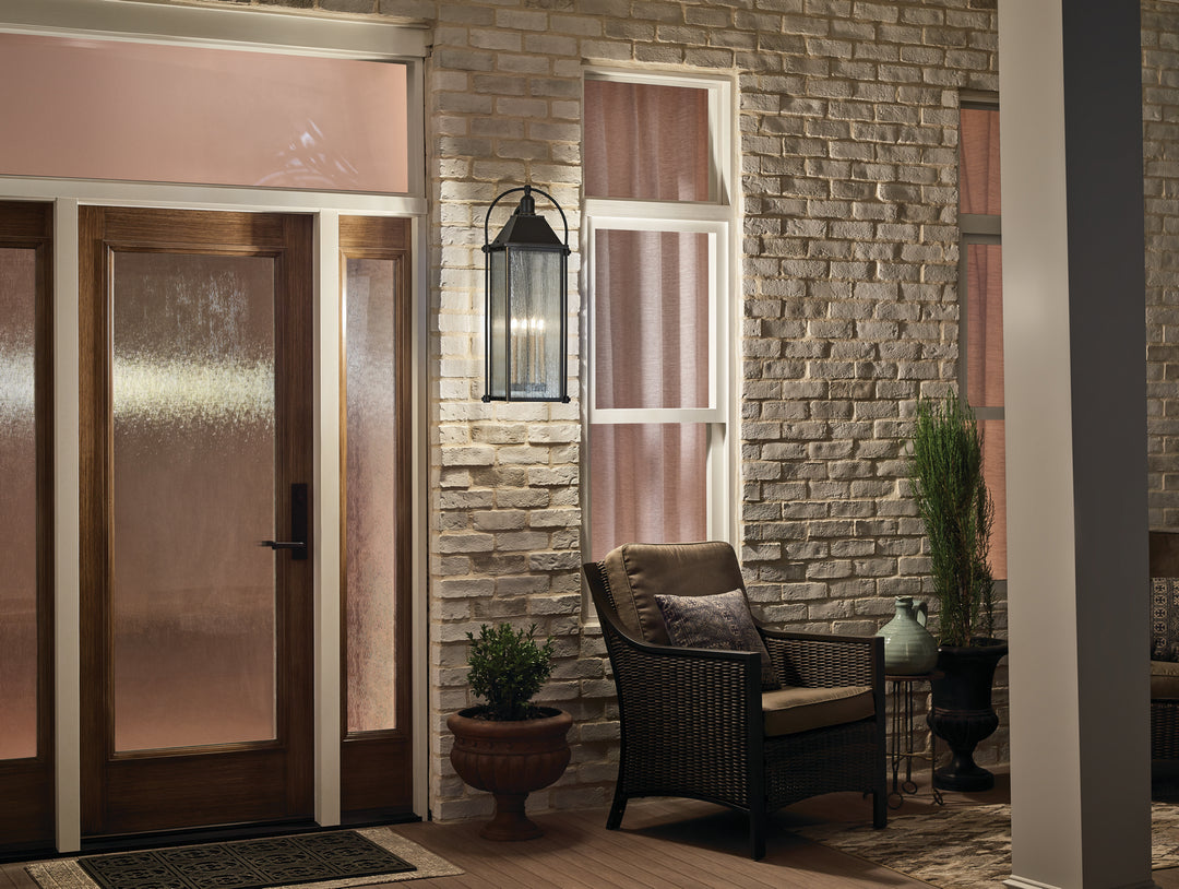 Kichler Canada - 49716OZ - Four Light Outdoor Wall Mount - Harbor Row - Olde Bronze