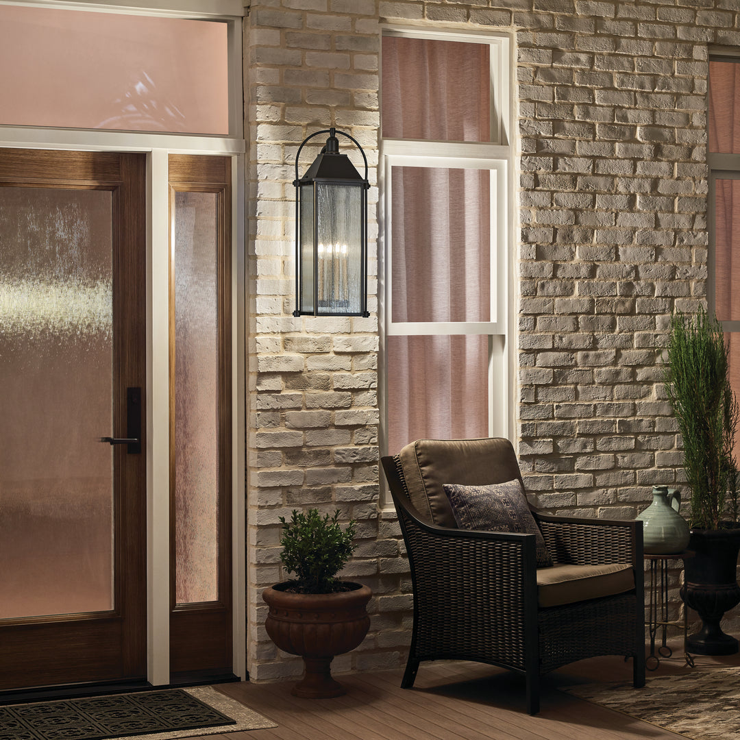 Kichler Canada - 49716OZ - Four Light Outdoor Wall Mount - Harbor Row - Olde Bronze