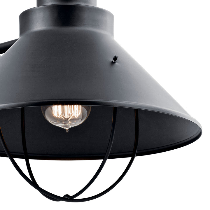 Kichler Canada - 9142BK - One Light Outdoor Wall Mount - Seaside - Black