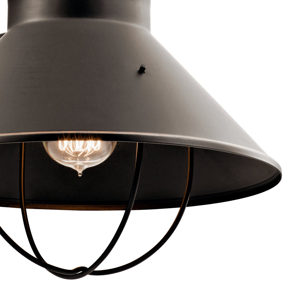 Kichler Canada - 9142OZ - One Light Outdoor Wall Mount - Seaside - Olde Bronze