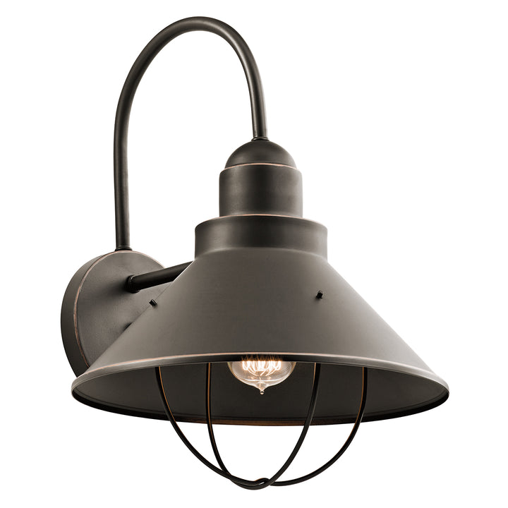 Kichler Canada - 9142OZ - One Light Outdoor Wall Mount - Seaside - Olde Bronze