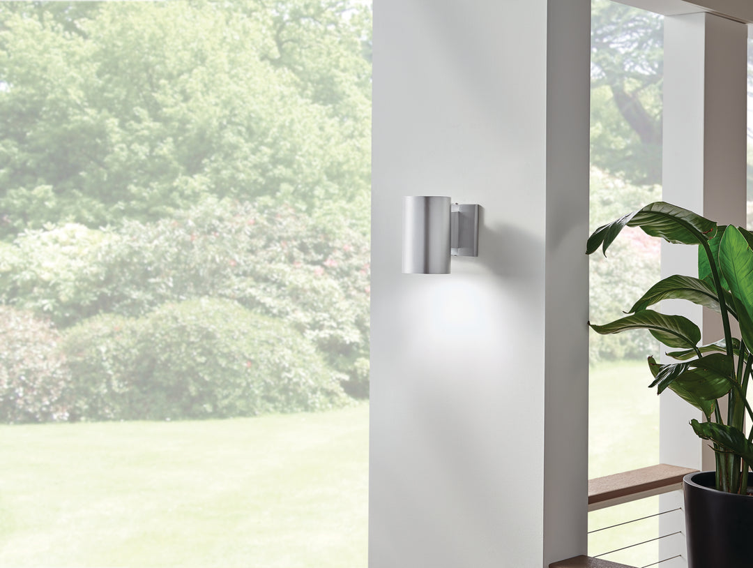 Kichler Canada - 9234BA - One Light Outdoor Wall Mount - Brushed Aluminum