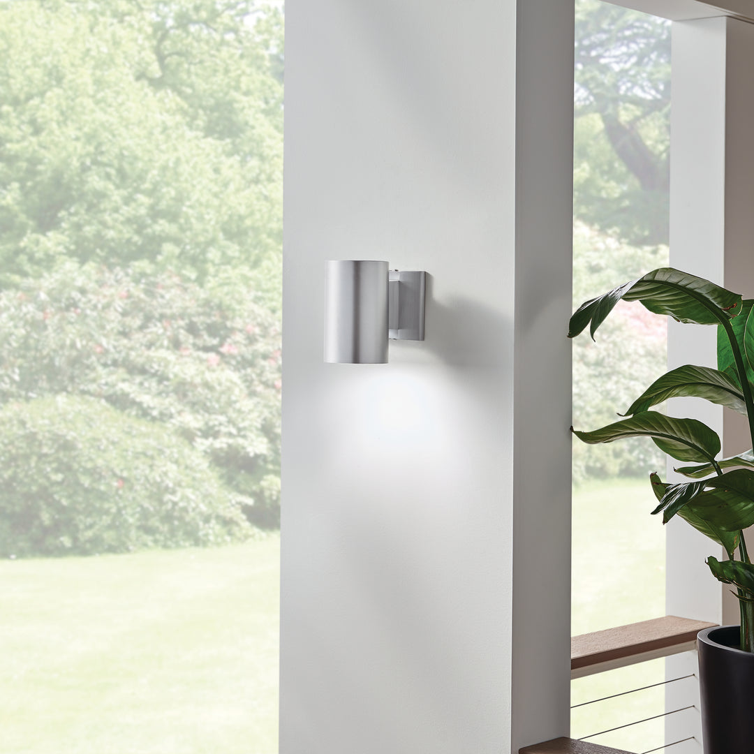 Kichler Canada - 9234BA - One Light Outdoor Wall Mount - Brushed Aluminum