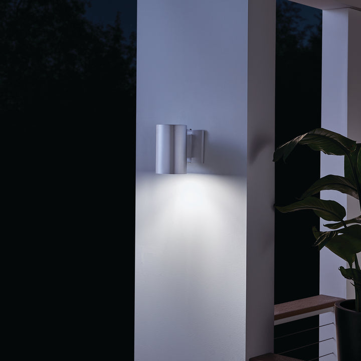 Kichler Canada - 9234BA - One Light Outdoor Wall Mount - Brushed Aluminum