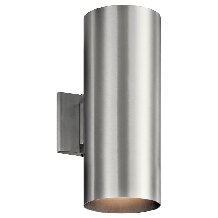Kichler Canada - 9246BA - Two Light Outdoor Wall Mount - Brushed Aluminum