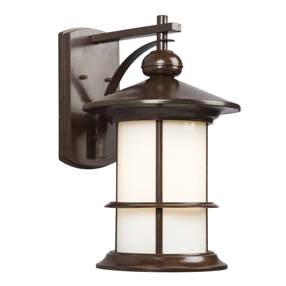 One Light Outdoor Wall Mount Lantern in Bronze - available from The Lighting Shoppe, trusted by Canadian homeowners