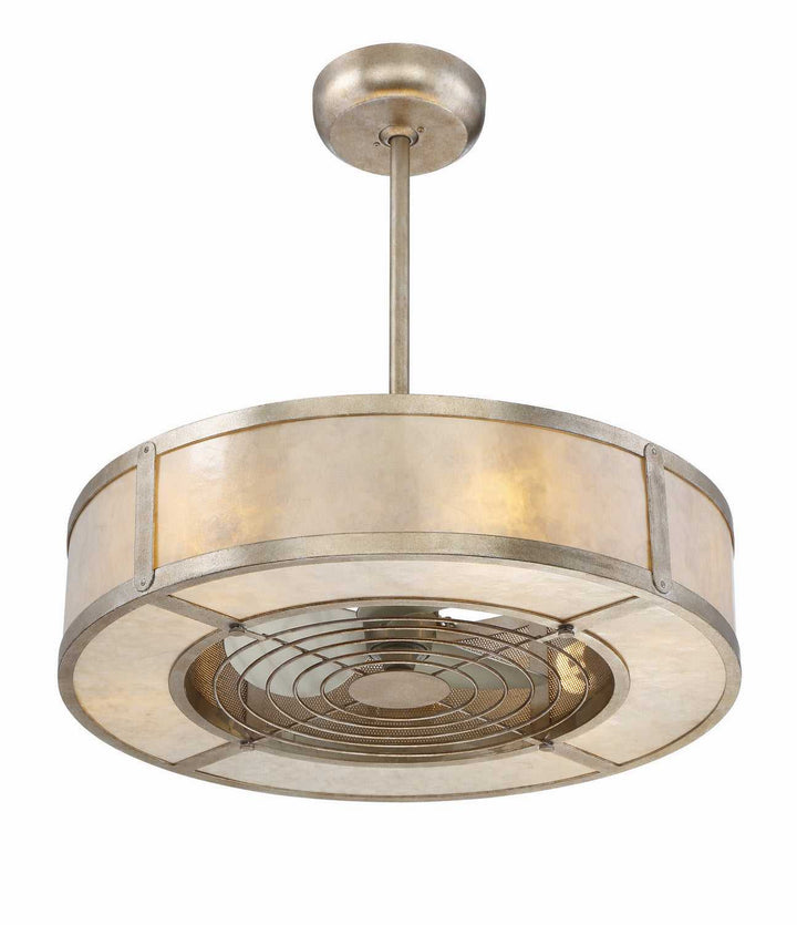 Vireo Six Light Fan D'lier in Silver Dust Savoy House