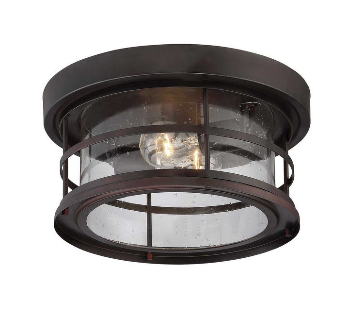 Barrett Two Light Flush Mount in English Bronze Savoy House