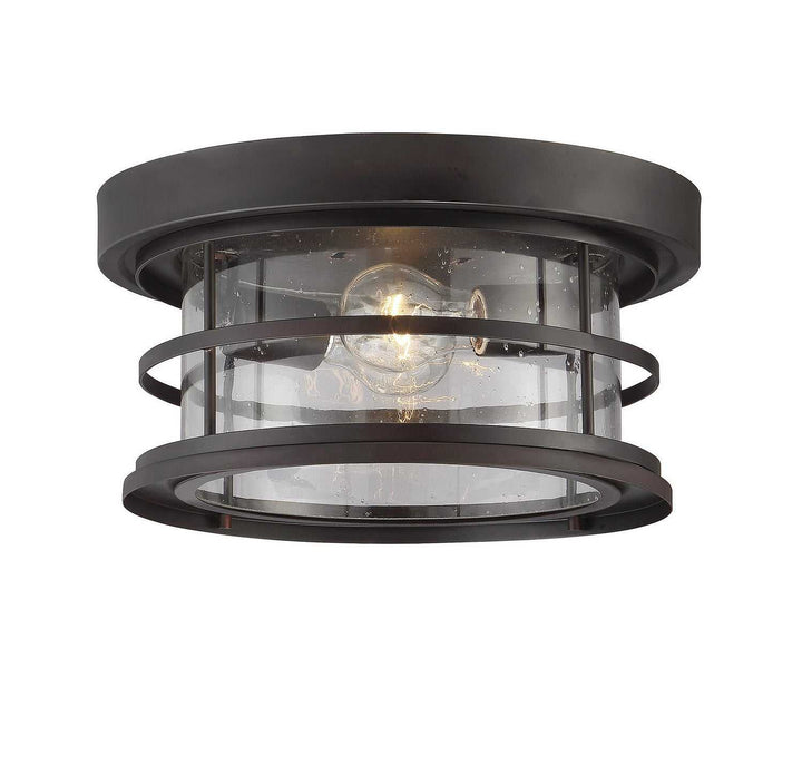 Barrett Two Light Flush Mount in English Bronze Savoy House