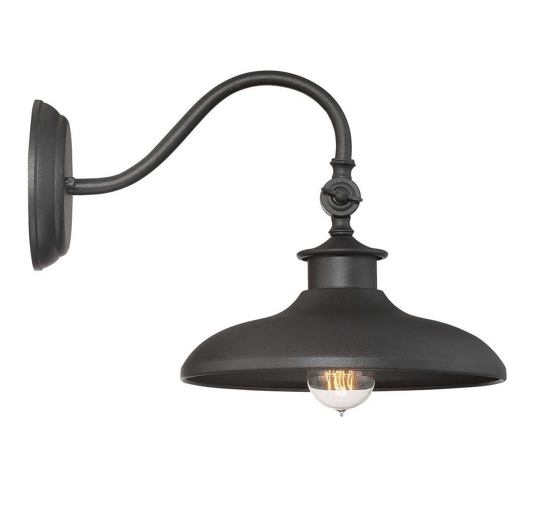 Raleigh One Light Wall Mount in Black Savoy House