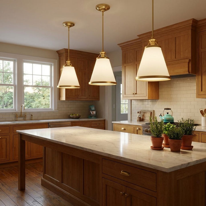 Savoy House - 7-130-1-63 - One Light Pendant - Ashmont - Warm Brass Lustre