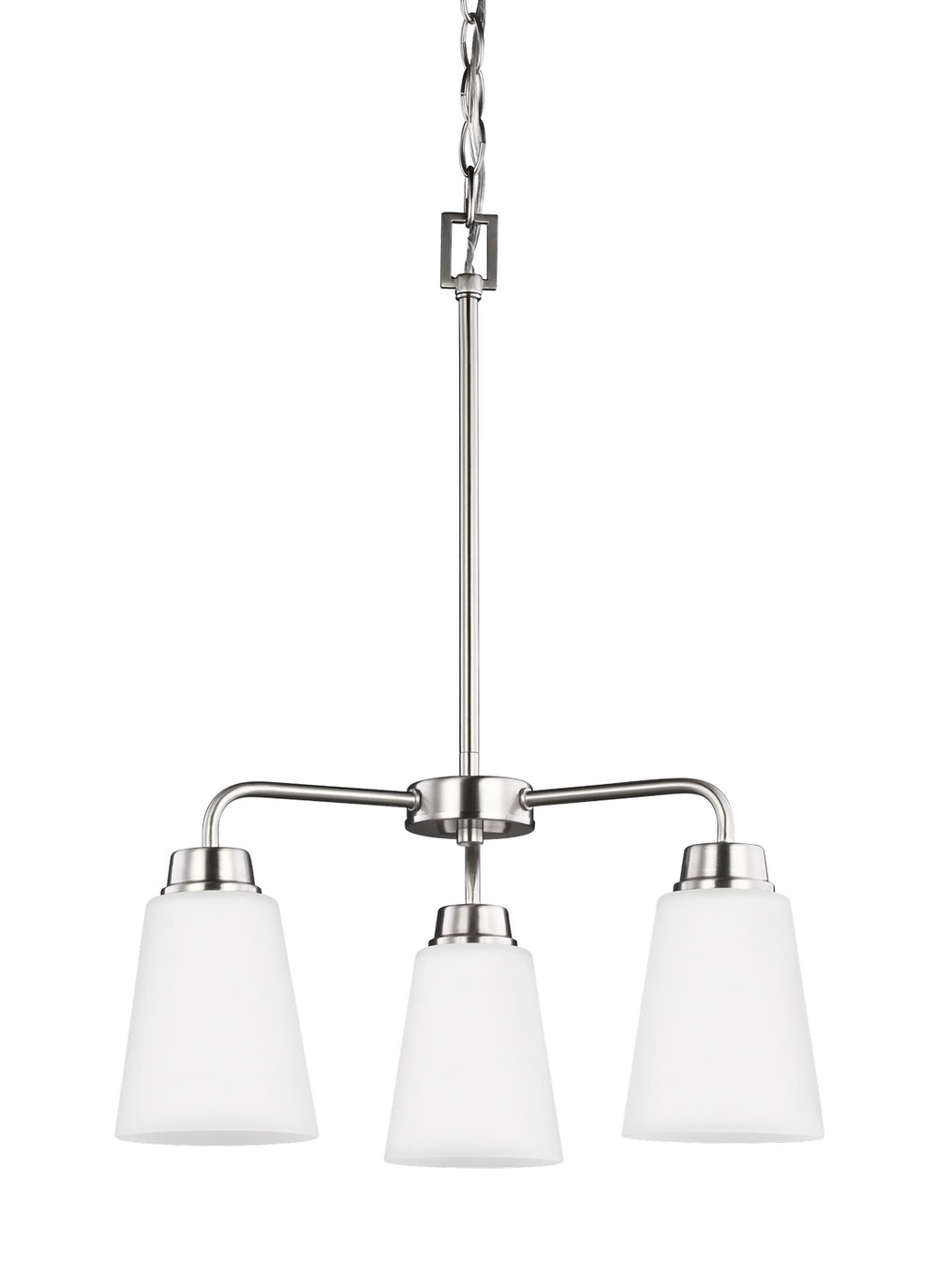 Generation Lighting Canada - 3115203-962 - Three Light Chandelier - Kerrville - Brushed Nickel