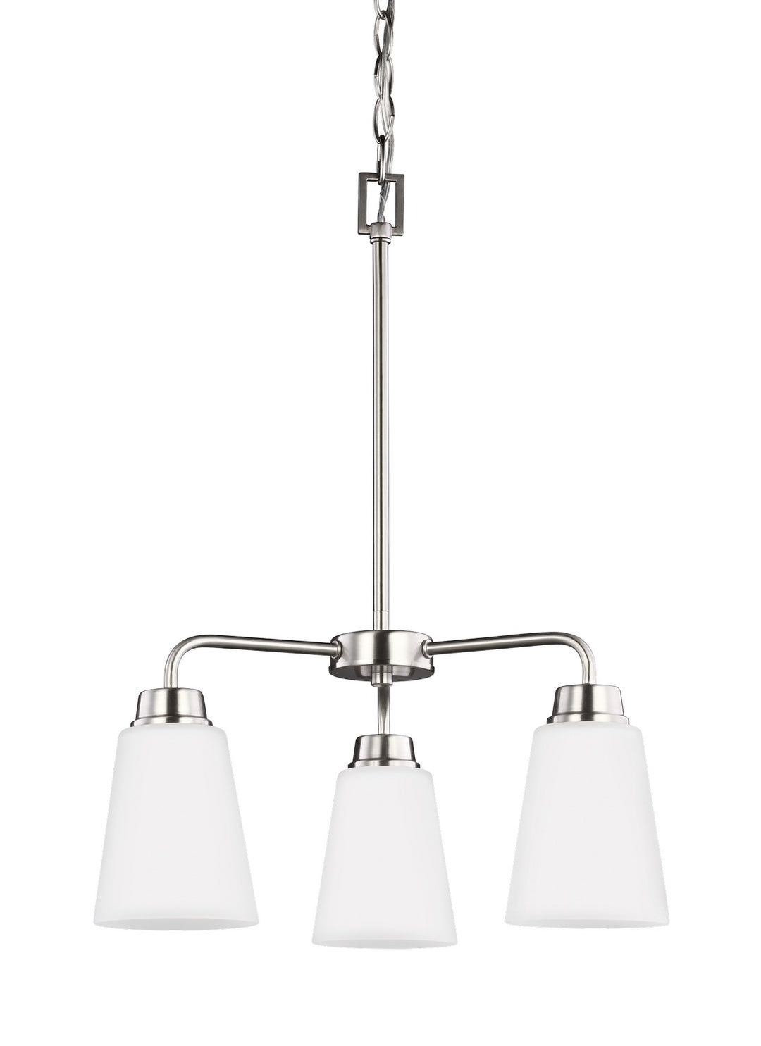 Generation Lighting Canada - 3115203-962 - Three Light Chandelier - Kerrville - Brushed Nickel