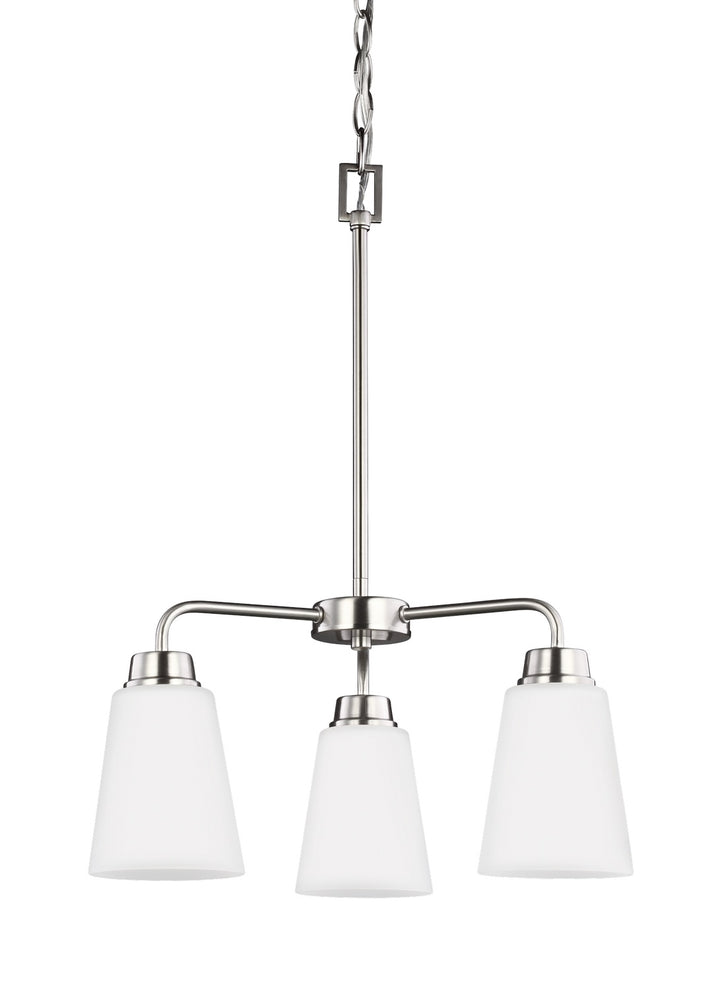 Generation Lighting Canada - 3115203-962 - Three Light Chandelier - Kerrville - Brushed Nickel