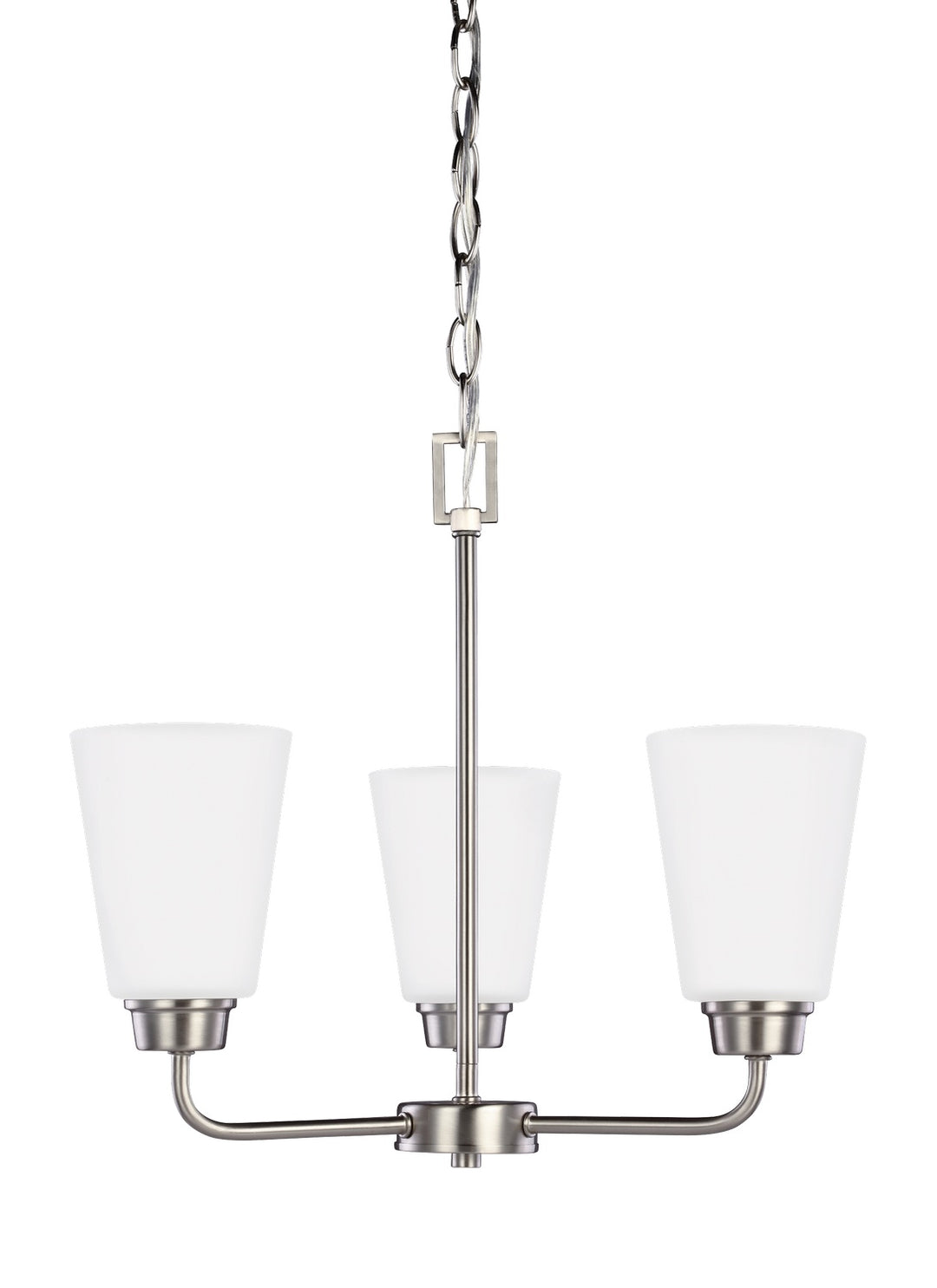 Generation Lighting Canada - 3115203-962 - Three Light Chandelier - Kerrville - Brushed Nickel