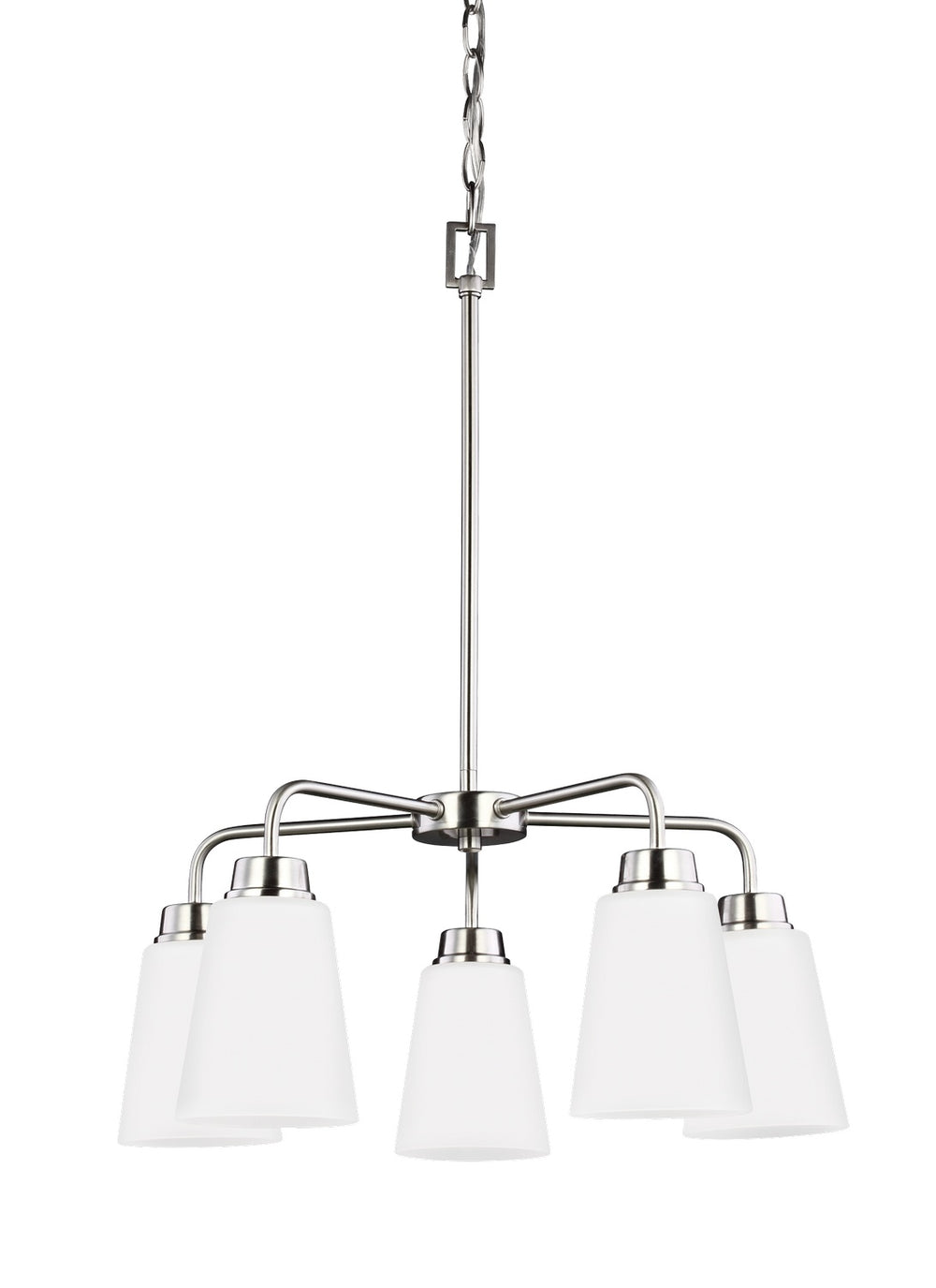 Generation Lighting Canada - 3115205-962 - Five Light Chandelier - Kerrville - Brushed Nickel