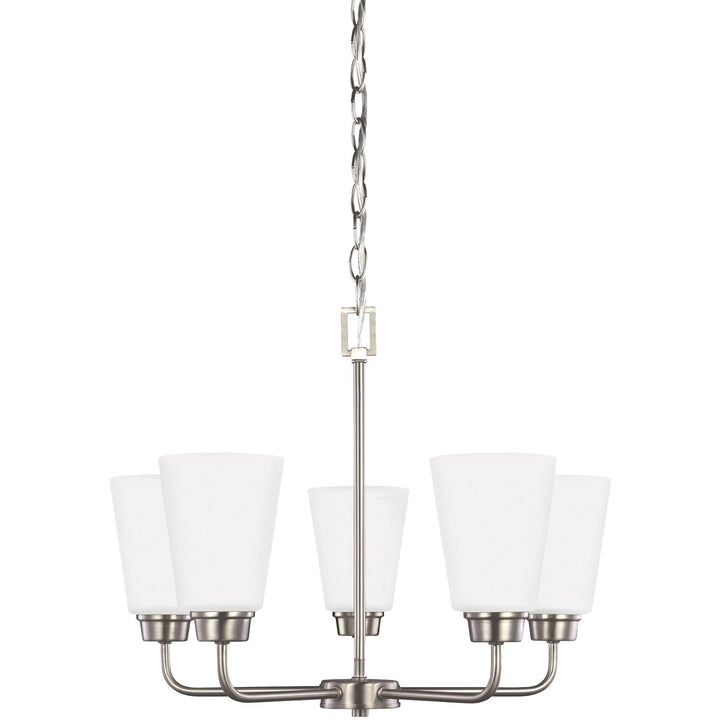 Generation Lighting Canada - 3115205-962 - Five Light Chandelier - Kerrville - Brushed Nickel