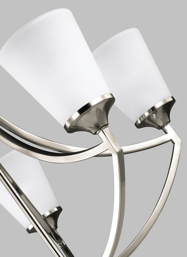 Generation Lighting Canada - 3124505-962 - Five Light Chandelier - Hanford - Brushed Nickel