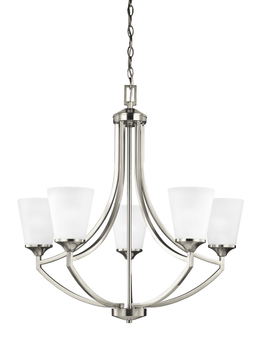 Generation Lighting Canada - 3124505-962 - Five Light Chandelier - Hanford - Brushed Nickel
