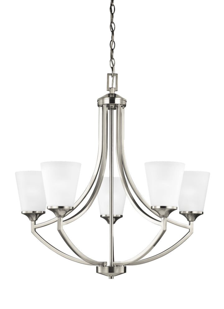 Generation Lighting Canada - 3124505-962 - Five Light Chandelier - Hanford - Brushed Nickel