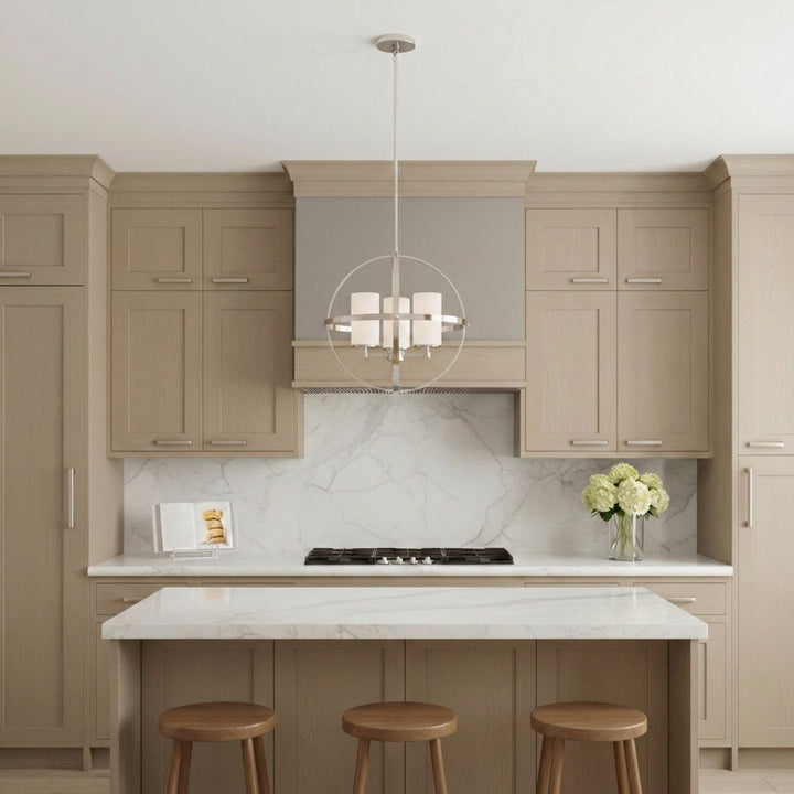 Generation Lighting Canada - 3124603-962 - Three Light Chandelier - Alturas - Brushed Nickel