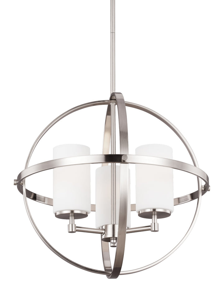 Generation Lighting Canada - 3124603-962 - Three Light Chandelier - Alturas - Brushed Nickel