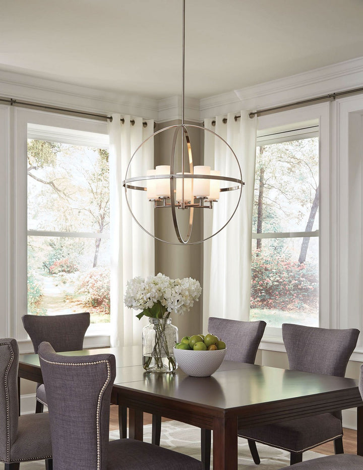 Generation Lighting Canada - 3124605-962 - Five Light Chandelier - Alturas - Brushed Nickel