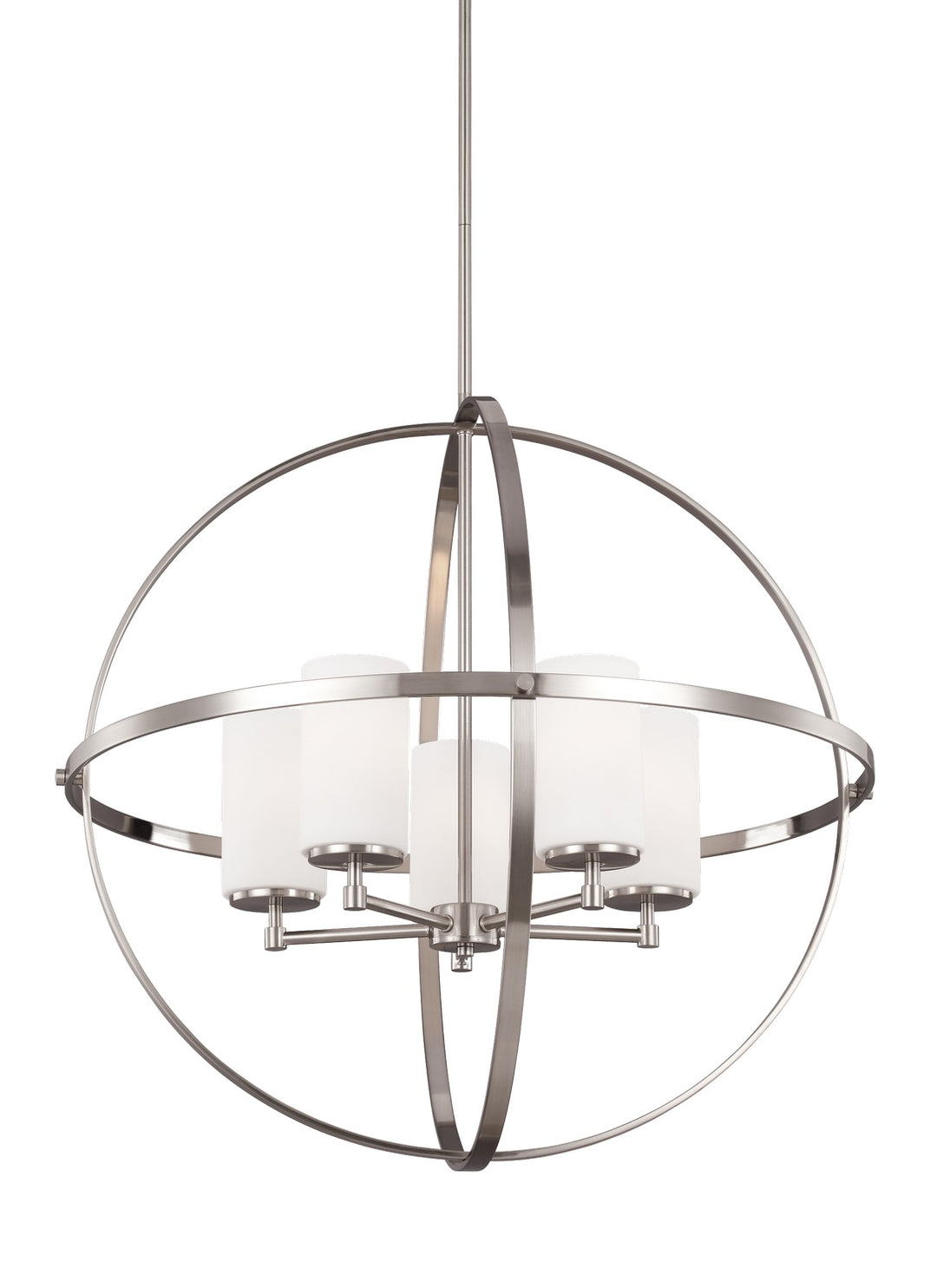 Generation Lighting Canada - 3124605-962 - Five Light Chandelier - Alturas - Brushed Nickel