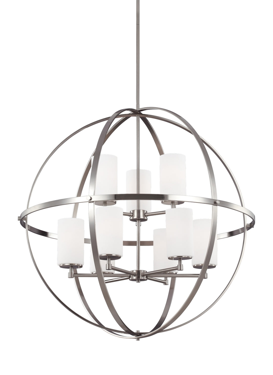 Generation Lighting Canada - 3124609-962 - Nine Light Chandelier - Alturas - Brushed Nickel
