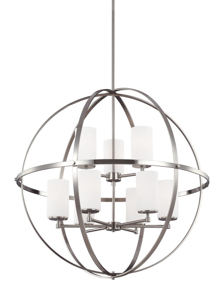 Generation Lighting Canada - 3124609-962 - Nine Light Chandelier - Alturas - Brushed Nickel