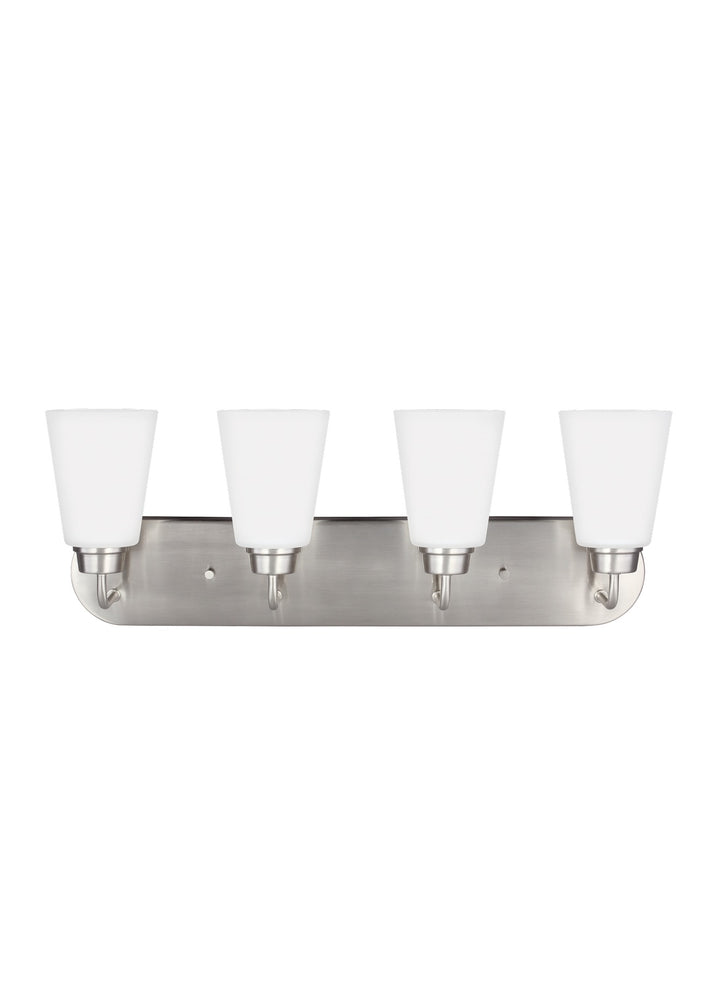 Generation Lighting Canada - 4415204-962 - Four Light Wall / Bath - Kerrville - Brushed Nickel