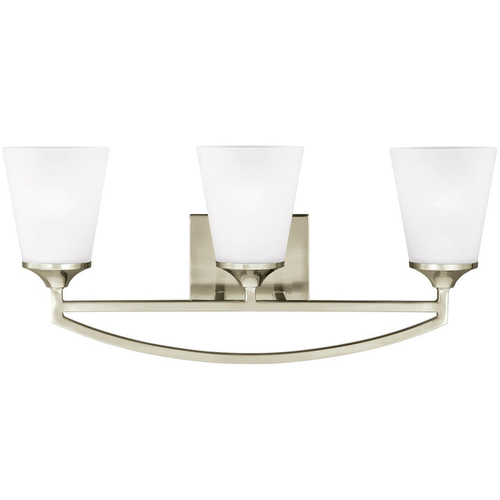 Generation Lighting Canada - 4424503-962 - Three Light Wall / Bath - Hanford - Brushed Nickel