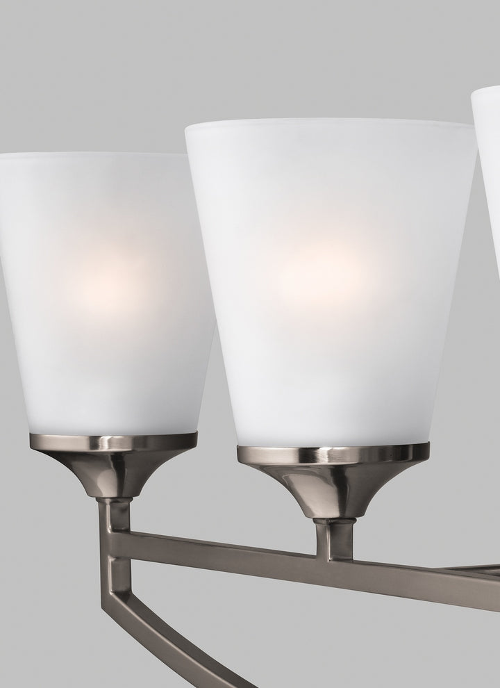 Generation Lighting Canada - 4424504-962 - Four Light Wall / Bath - Hanford - Brushed Nickel