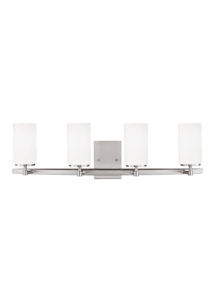 Generation Lighting Canada - 4424604-962 - Four Light Wall / Bath - Alturas - Brushed Nickel