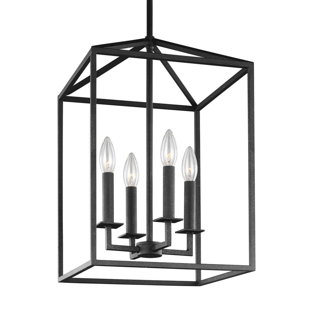 Generation Lighting Canada - 5115004-112 - Four Light Hall / Foyer - Perryton - Midnight Black