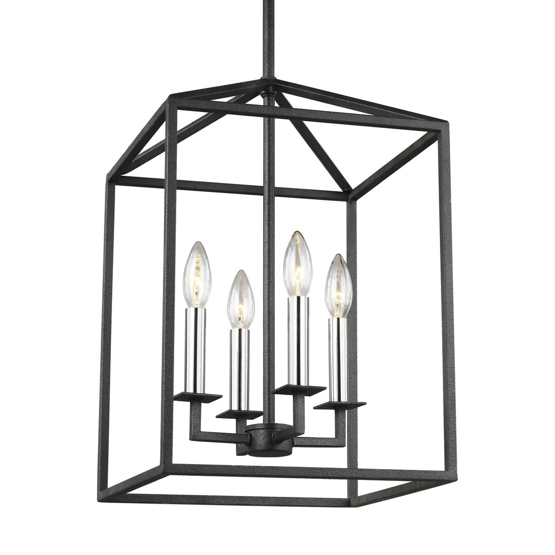 Generation Lighting Canada - 5115004-112 - Four Light Hall / Foyer - Perryton - Midnight Black
